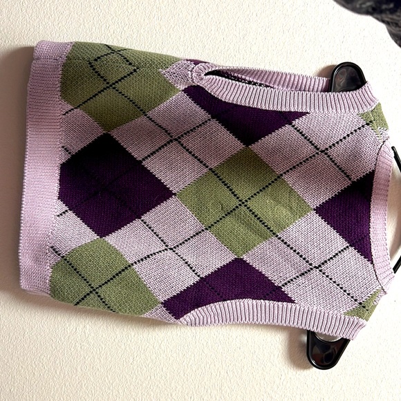 NWT Santorini Buttoned Sweater Vest Top - Picture 3 of 7